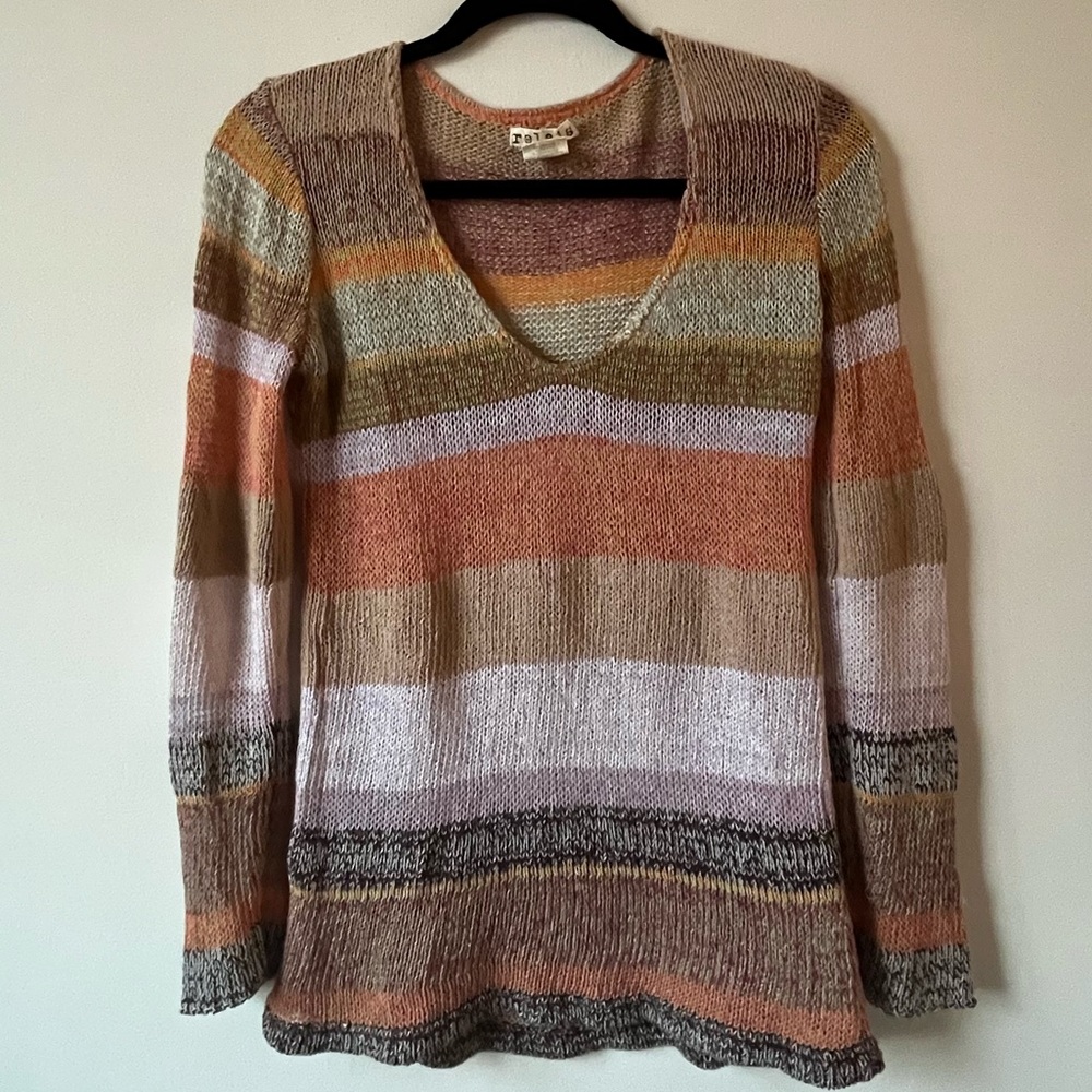 Anthropologie striped scenery sweater by Relais-S